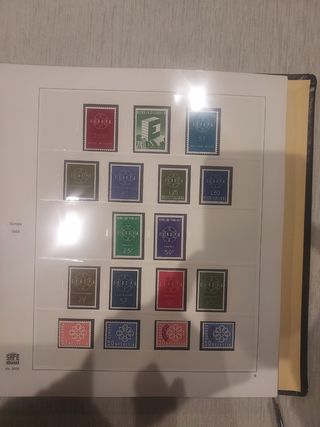 Colección sellos tema Europa 1956-2004