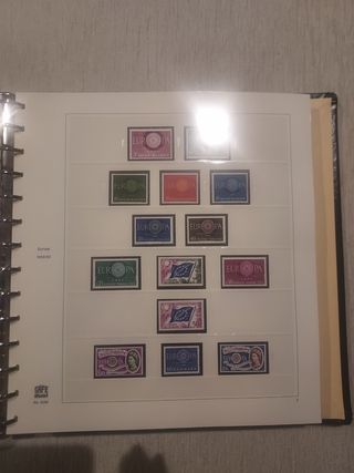 Colección sellos tema Europa 1956-2004