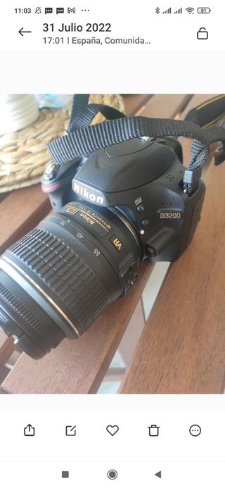Cámara Nikon D3200