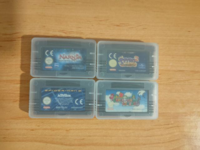 4 Cartuchos GBA