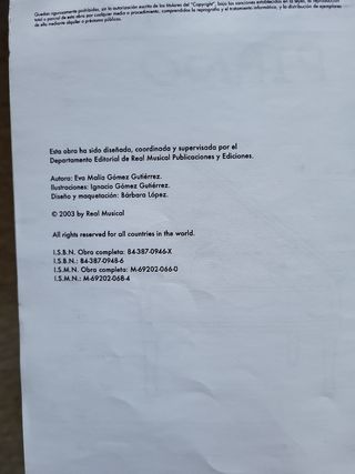 Libro clase colectiva de piano