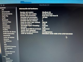 macbook air 13” mid 2012