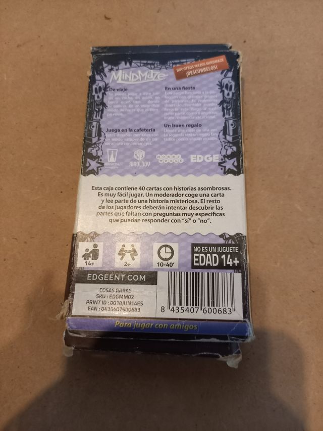 JUEGO DE CARTAS-MINDMAZE