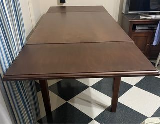 Mesa de madera extensible