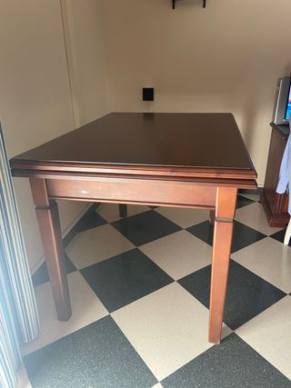 Mesa de madera extensible