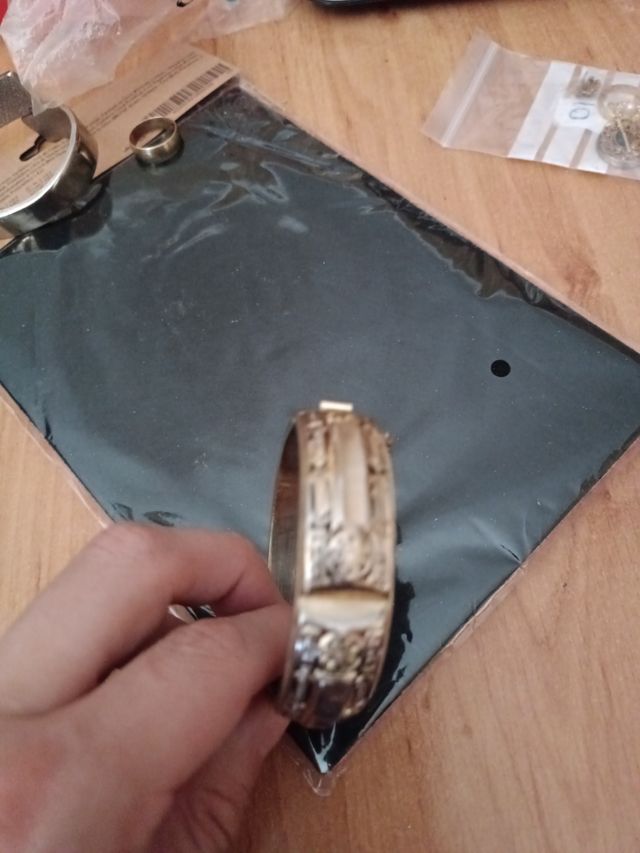 Pulsera acero flores