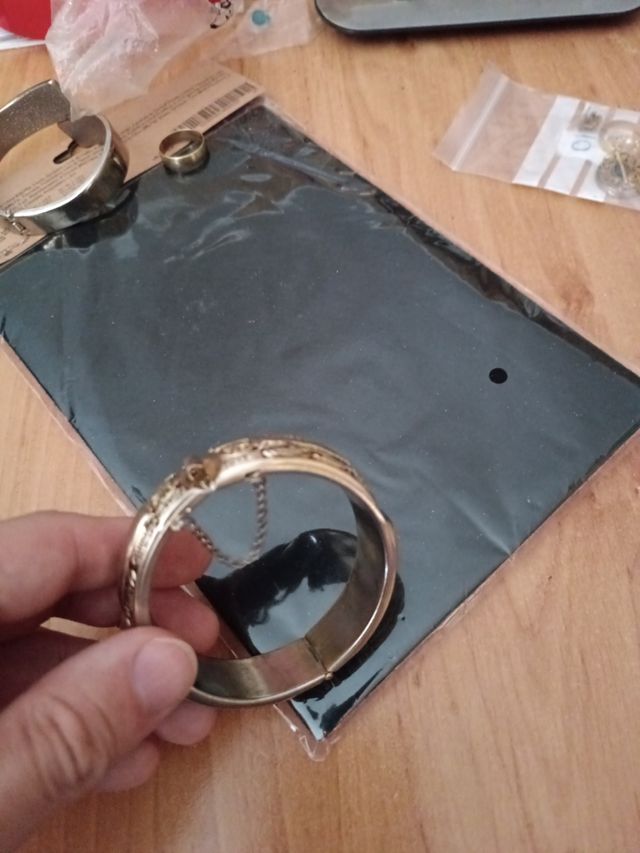 Pulsera acero flores