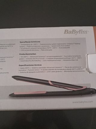 Plancha pelo Babyliss super smooth 235