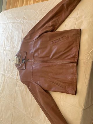 cazadora hombre piel