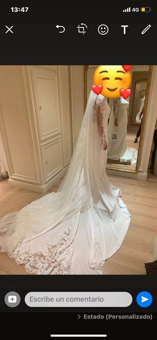 se alquila vestido  de novia
