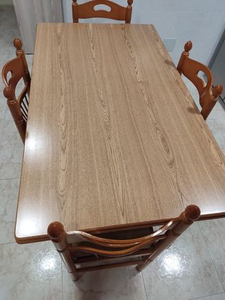 Mesa cocina roble 