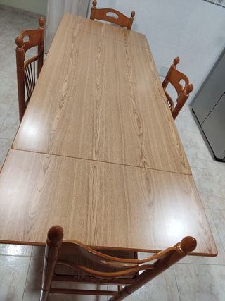 Mesa cocina roble 