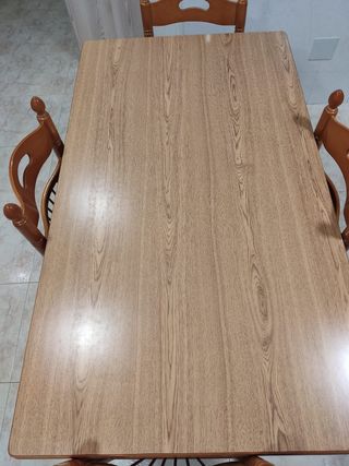 Mesa cocina roble 