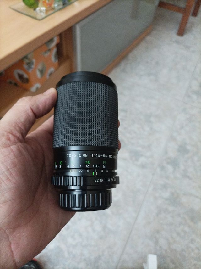 Objetivo cámara réflex Canon