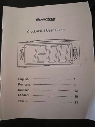 SVEGLIA DA 1.8” A LED ROSSI