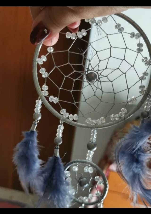 Atrapasueños con cristales grande