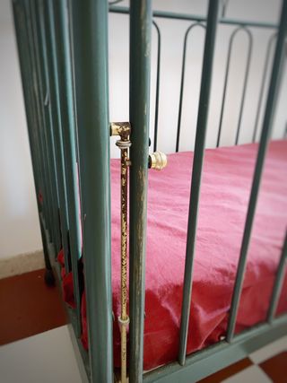 Culla in ferro battuto