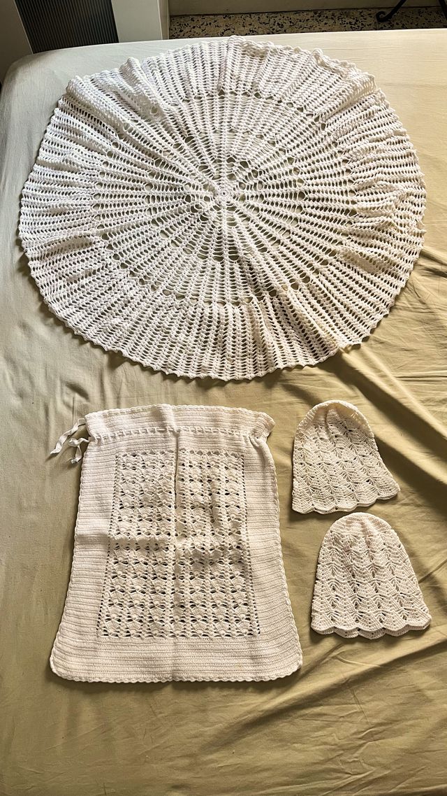 Manteles y paños de punto