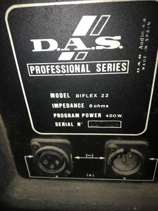 Juego de 8 altavoces DAS profesinales