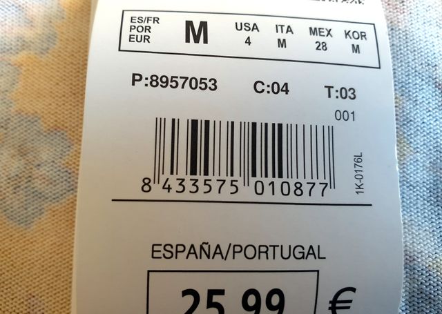 Vestido Springfield amarillo estampados florales M