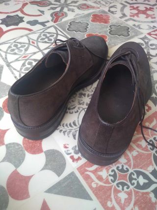 Emidio Tucci zapatos de cordones de hombre en piel