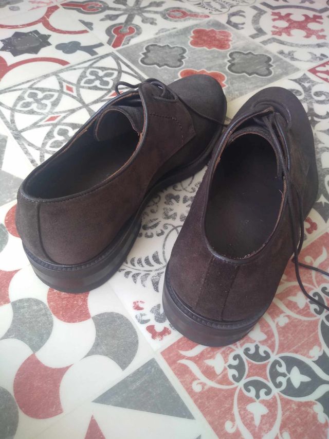 Emidio Tucci zapatos de cordones de hombre en piel