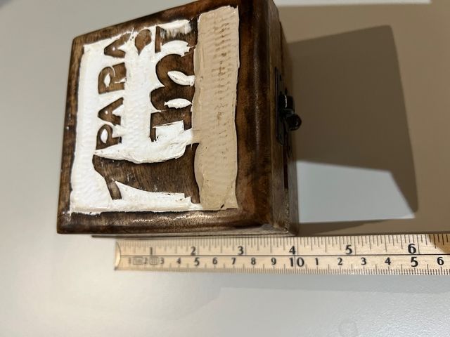 Dos cajas joyeros de madera