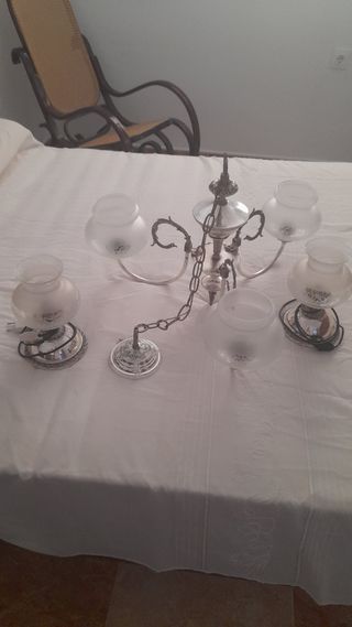 lampara niquelado