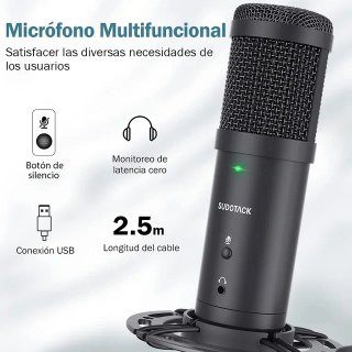 Micrófono de condensador USB