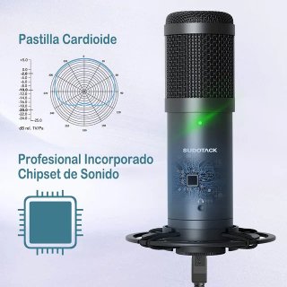 Micrófono de condensador USB