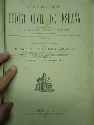 Compilación Código Civil Español 1880