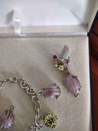 Conjunto de Pulsera. Pendientes y