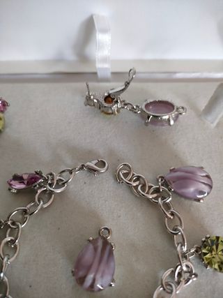 Conjunto de Pulsera. Pendientes y