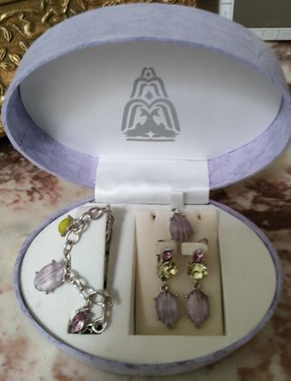 Conjunto de Pulsera. Pendientes y