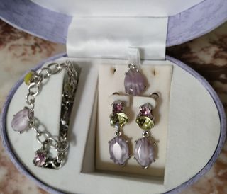 Conjunto de Pulsera. Pendientes y