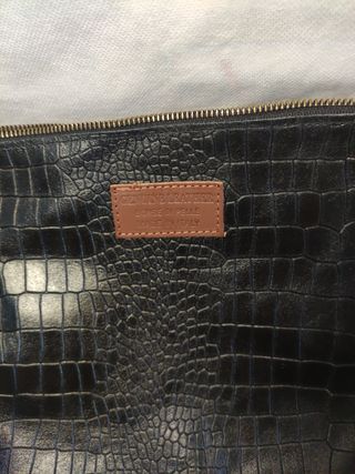 maravilloso bolso piel auténtica, firma Pelle,Pell