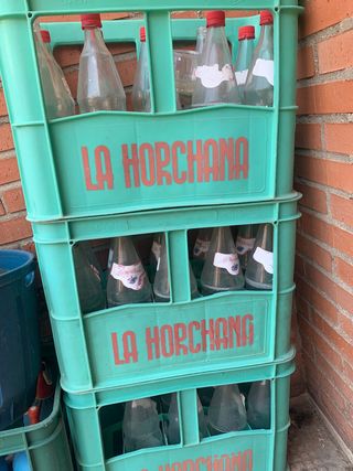 Botellas y sifones antiguos Horchana y Solan de Ca