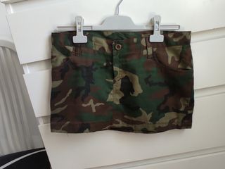 Minifalda de camuflaje