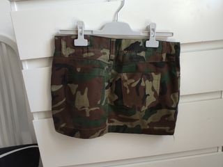 Minifalda de camuflaje