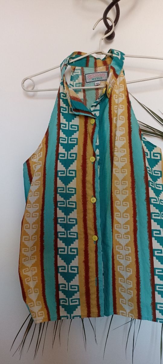 Camisa manga ranglan de Mango