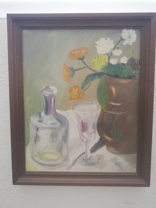 Lote de cuadros al óleo