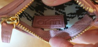 Llavero monedero rosa y cuadros Liu Jo