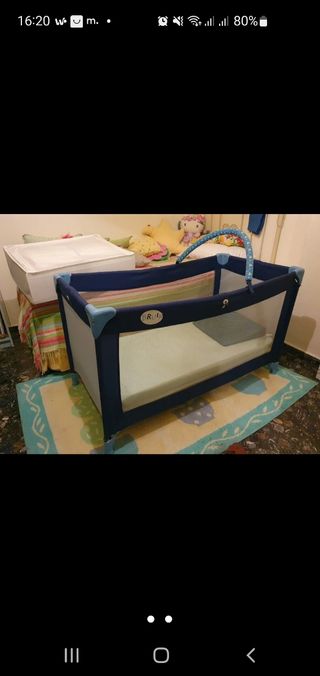 Colchón para cuna de viaje