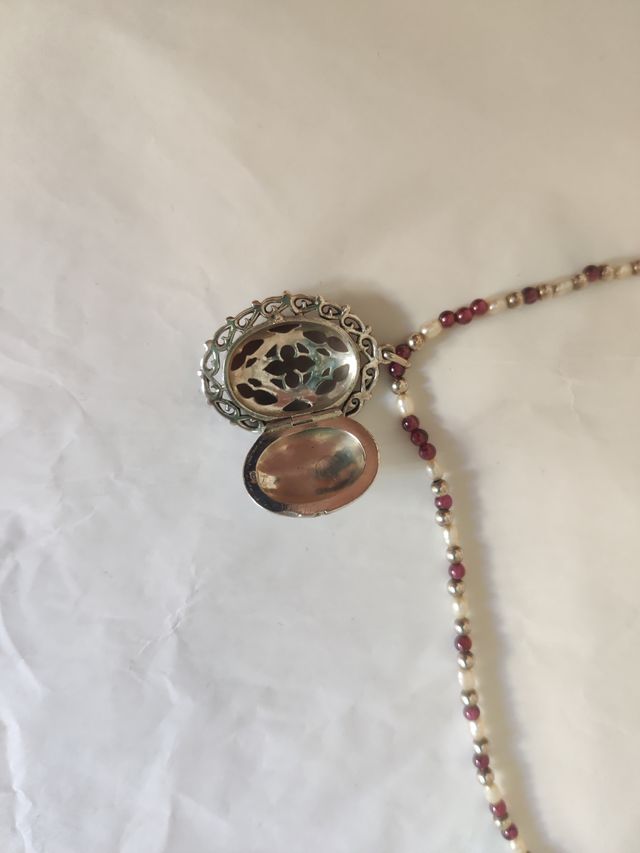 Gargantilla de plata con colgante 