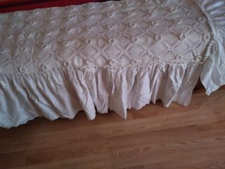 Colcha ganchillo cama 1'05