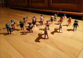 Muñecos Playmobil guerreros