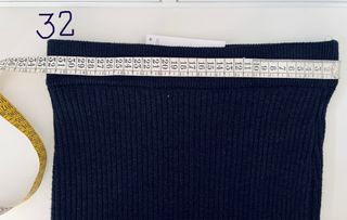 Falda de tubo de SuiteBlanco, talla 36