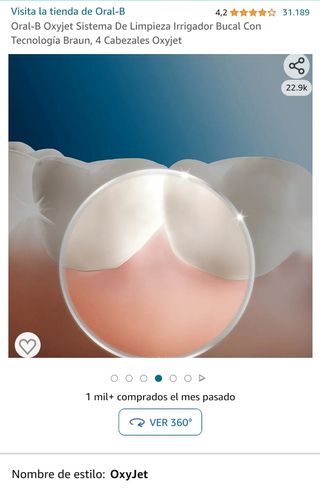 Irrigador bucal ORAL B