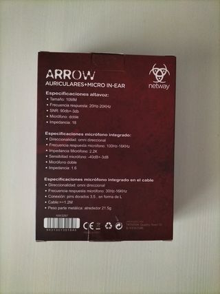 auriculares + micro in ear