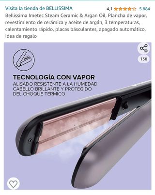 Alisador de pelo BELLISSIMA ITALIA